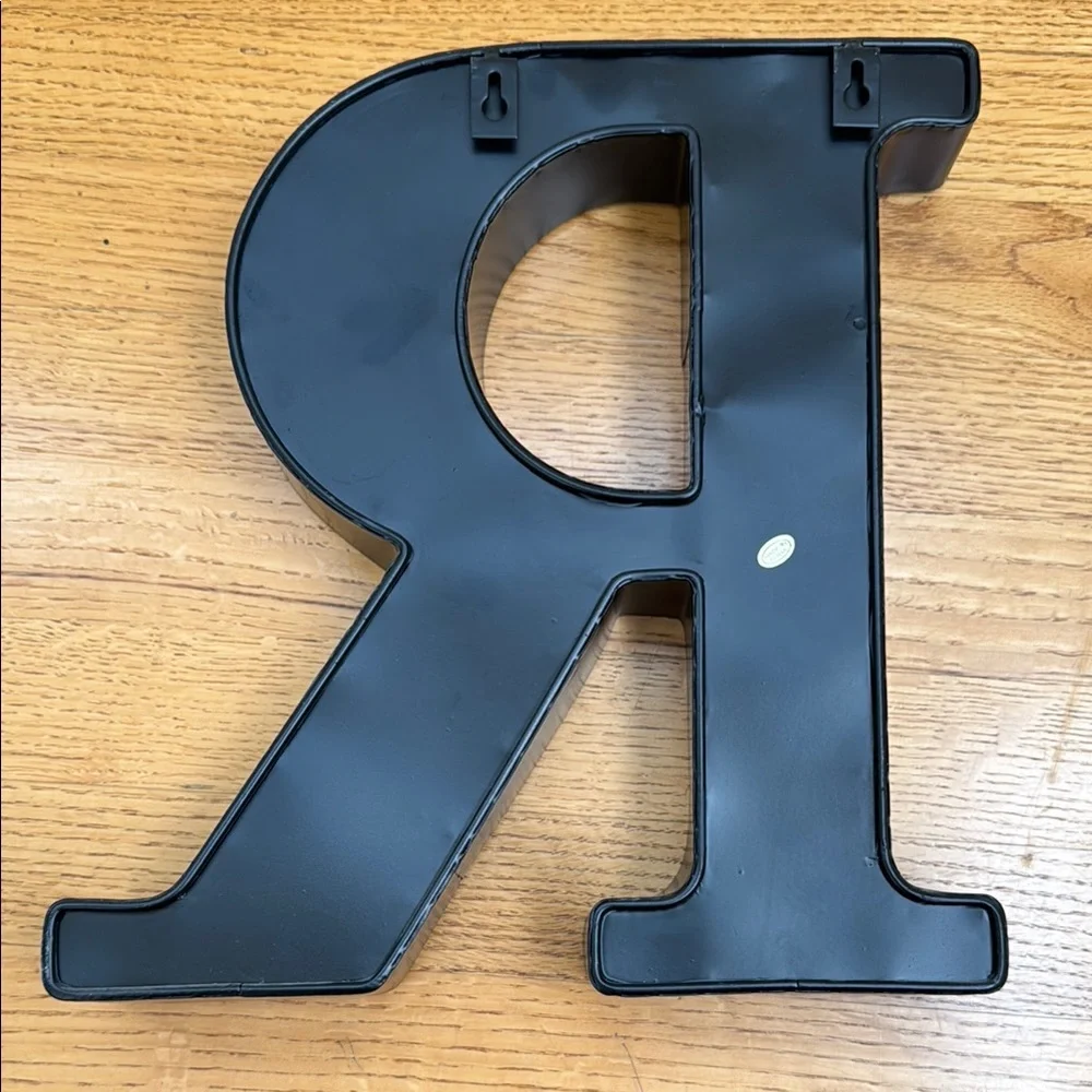Black 3D Art Letter Wall Decor